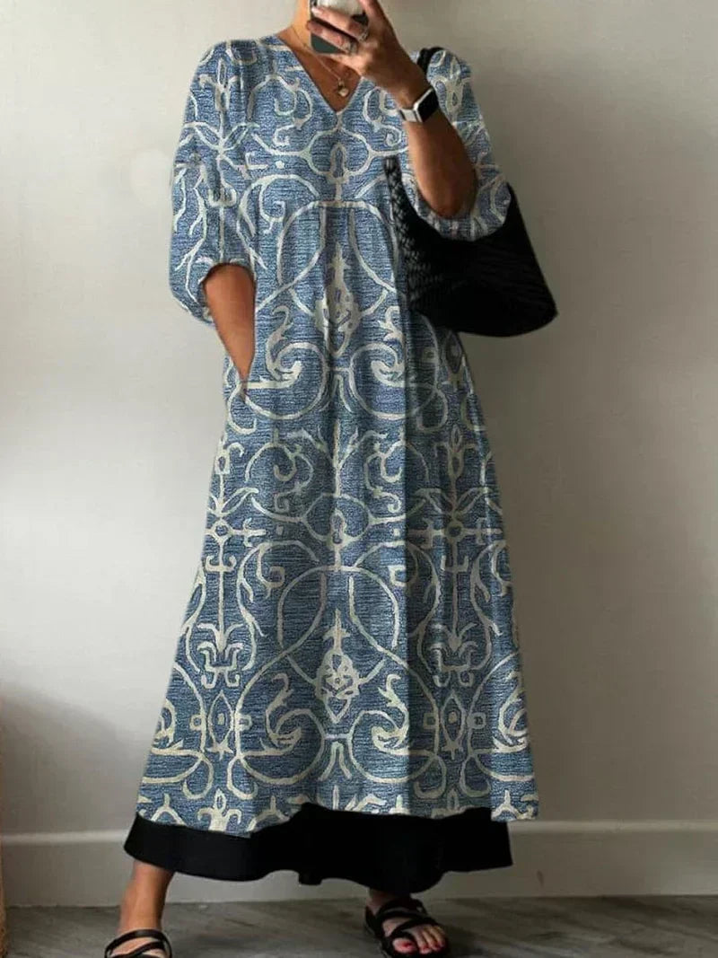 Lia™ | Elegant Dress with Floral Print