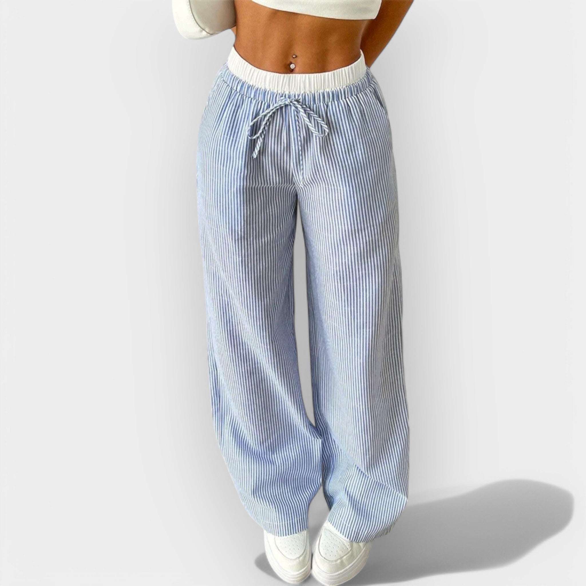 Barbara™ | Broad Stripe Trousers