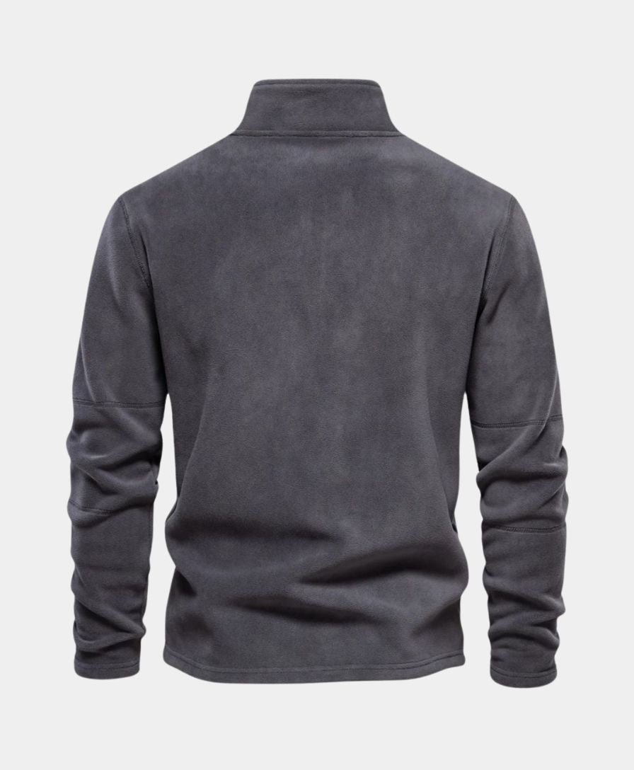 High Neck Zip Sweater Alpine - Rowan
