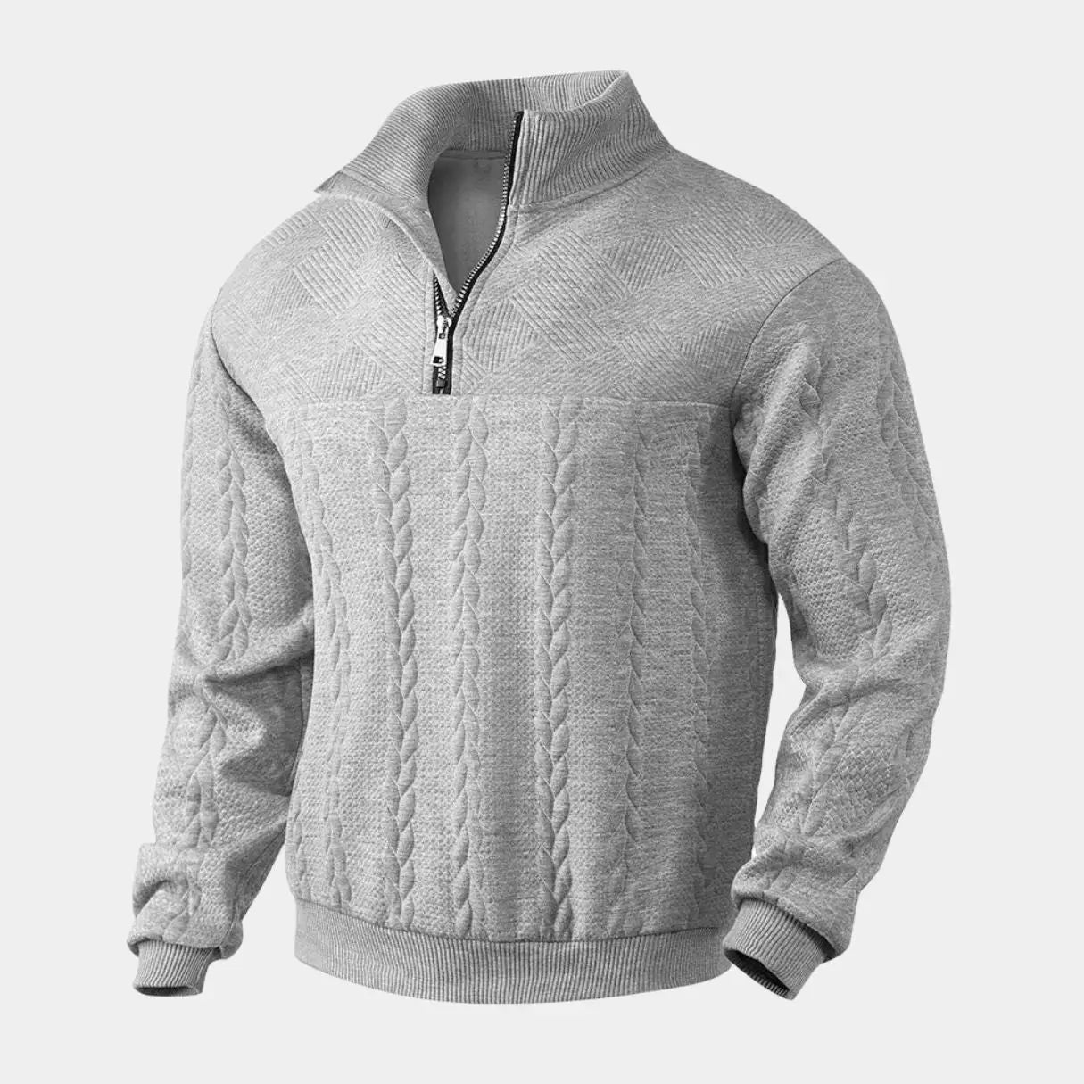 Henry Essential Zip Collar Sweater - Rowan