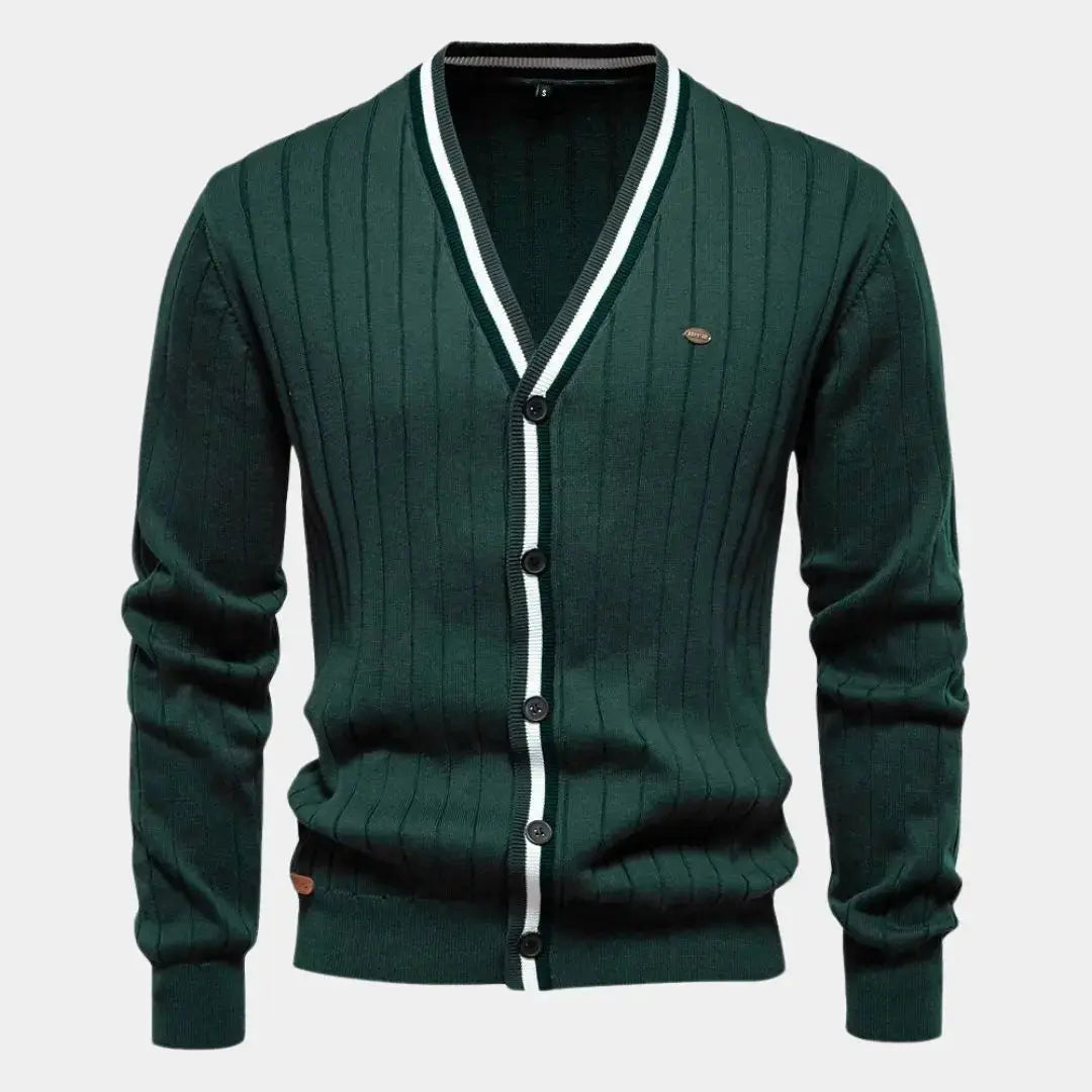 Cotton Sweater with Buttons - Rowan