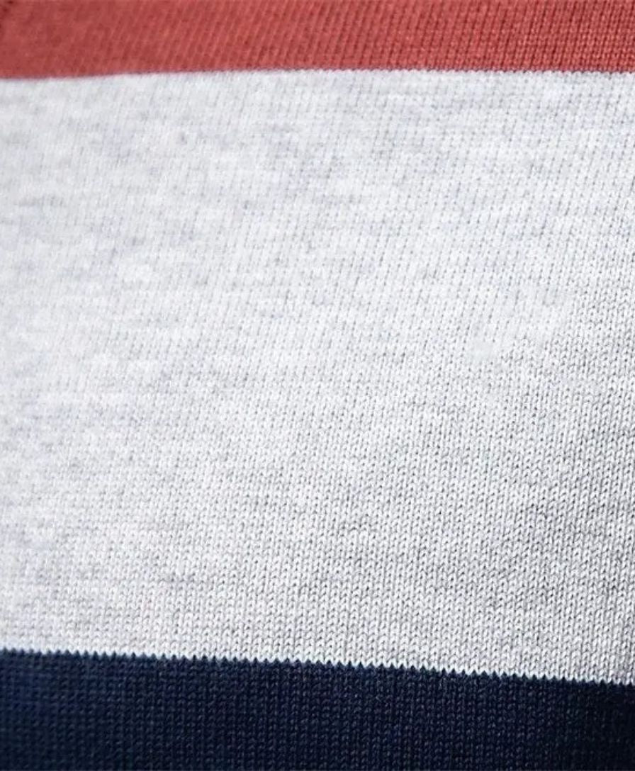 Colorful Hooded Sweatshirt with Half-Zip - Rowan