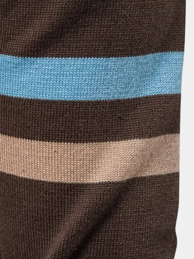 Zipped Cardigan with High Collar - Rowan
