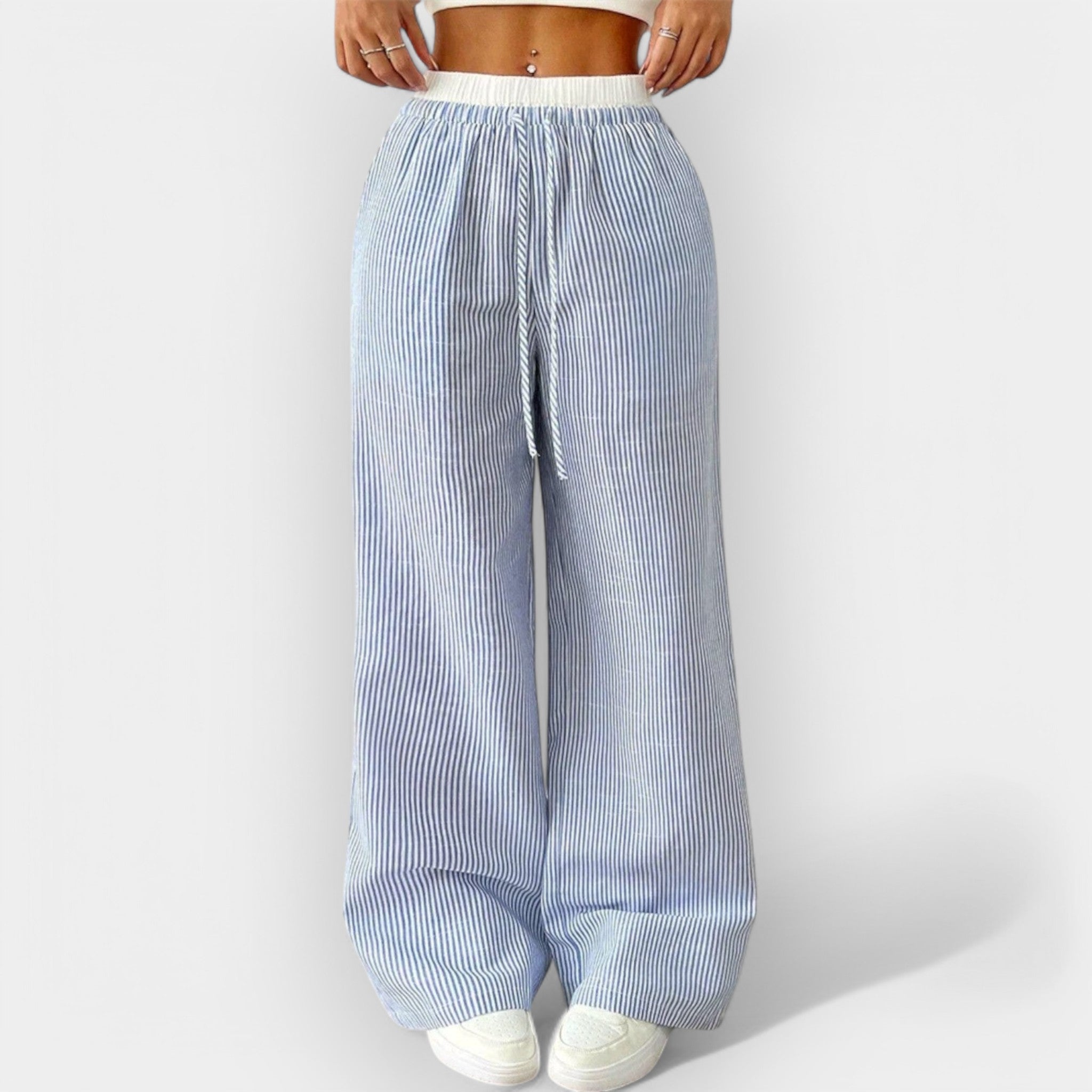 Barbara™ | Broad Stripe Trousers