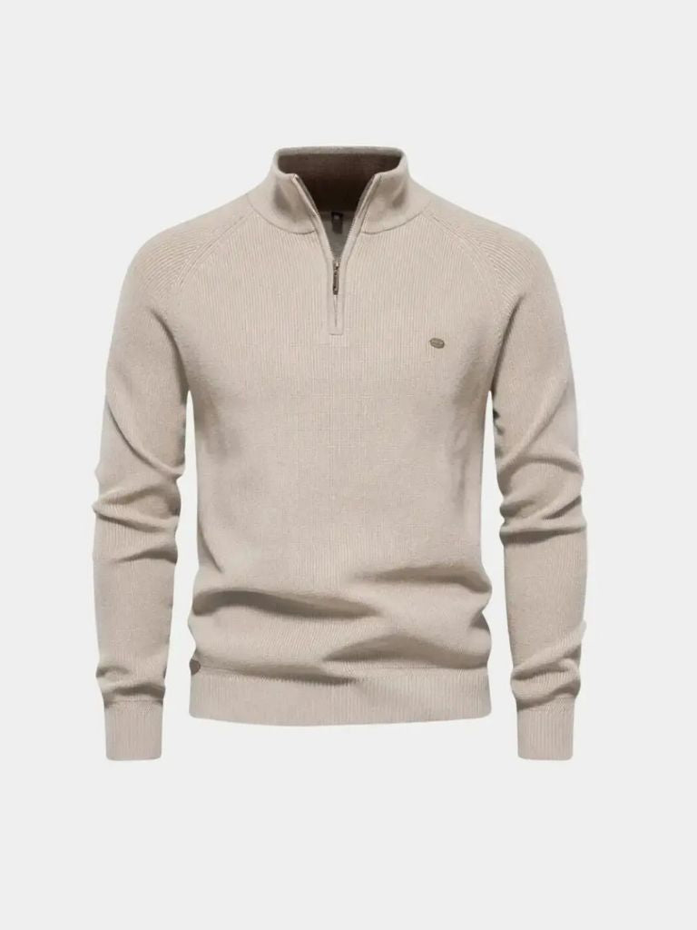 Elegant Zip-Up Sweater - Rowan