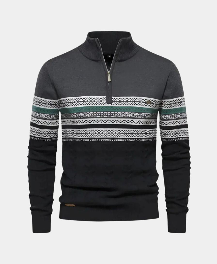 Polo Zip Sweater - Rowan