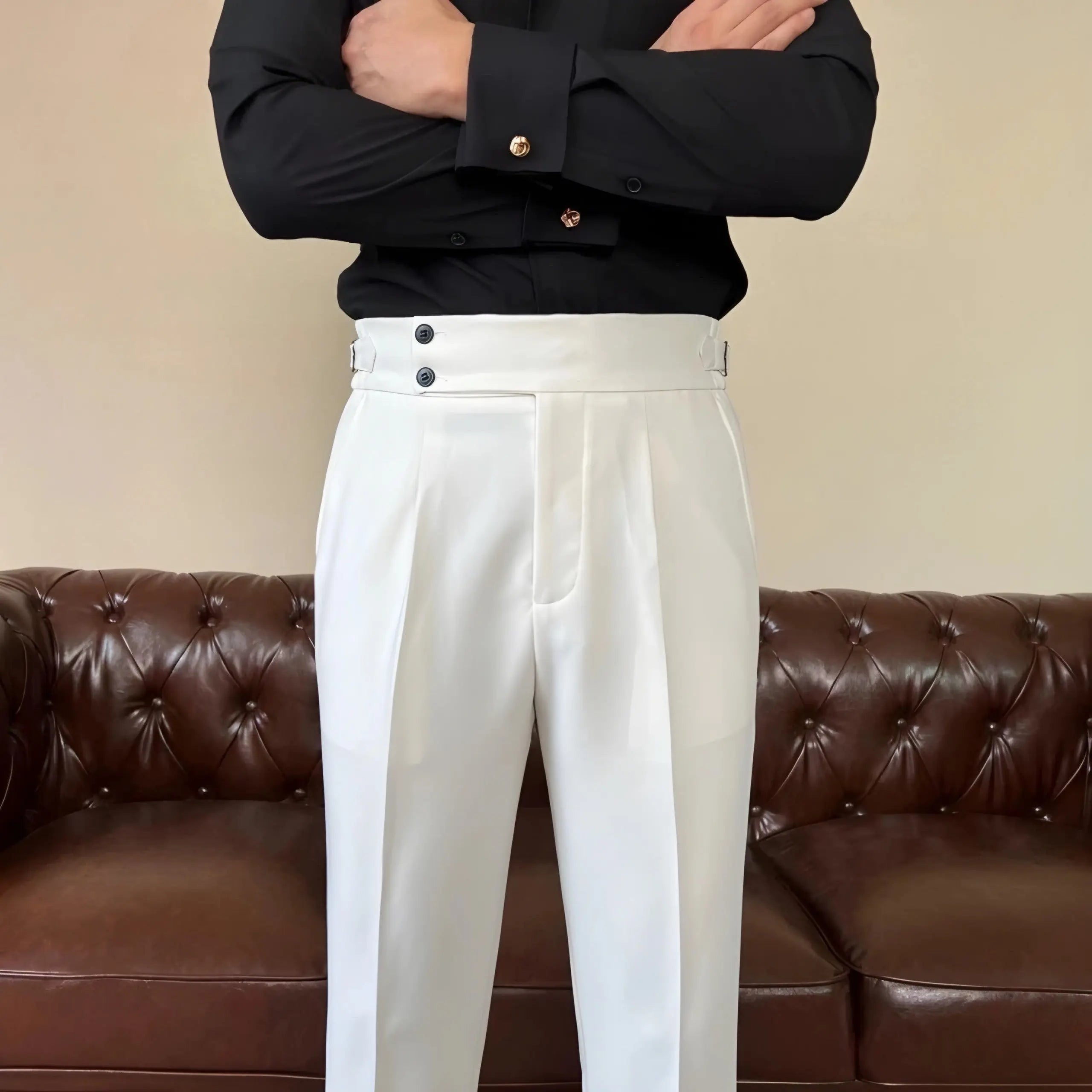 Classic Elastic Pants Sidetab Italia