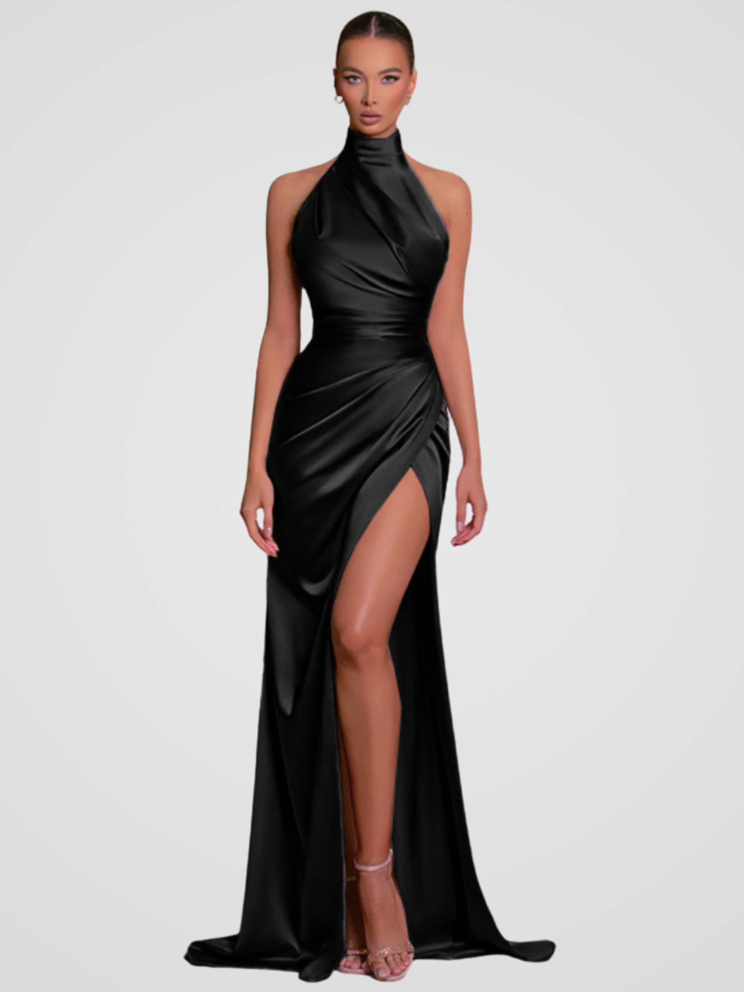 ROYALTY SATIN DRESS