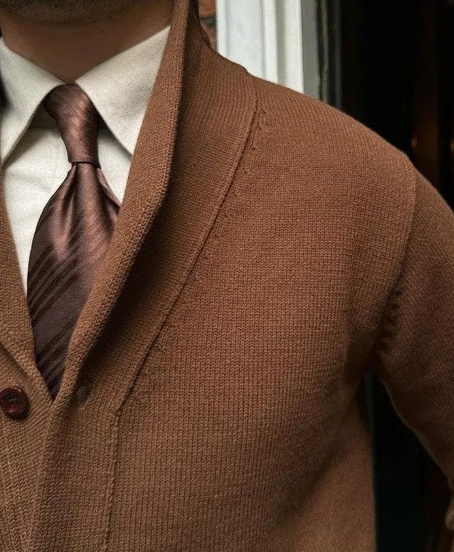 British Knitted Cardigan - Rowan