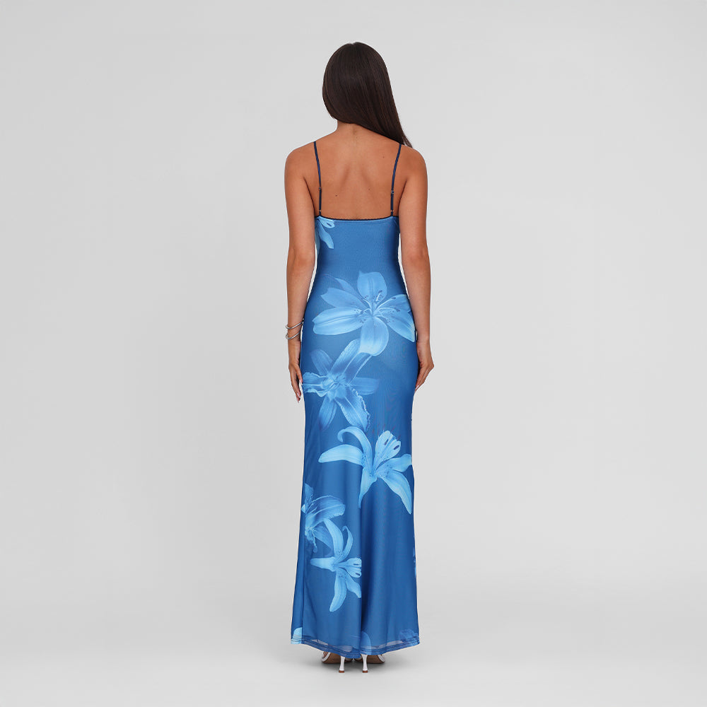 Isalène | Orchid Flower Dress