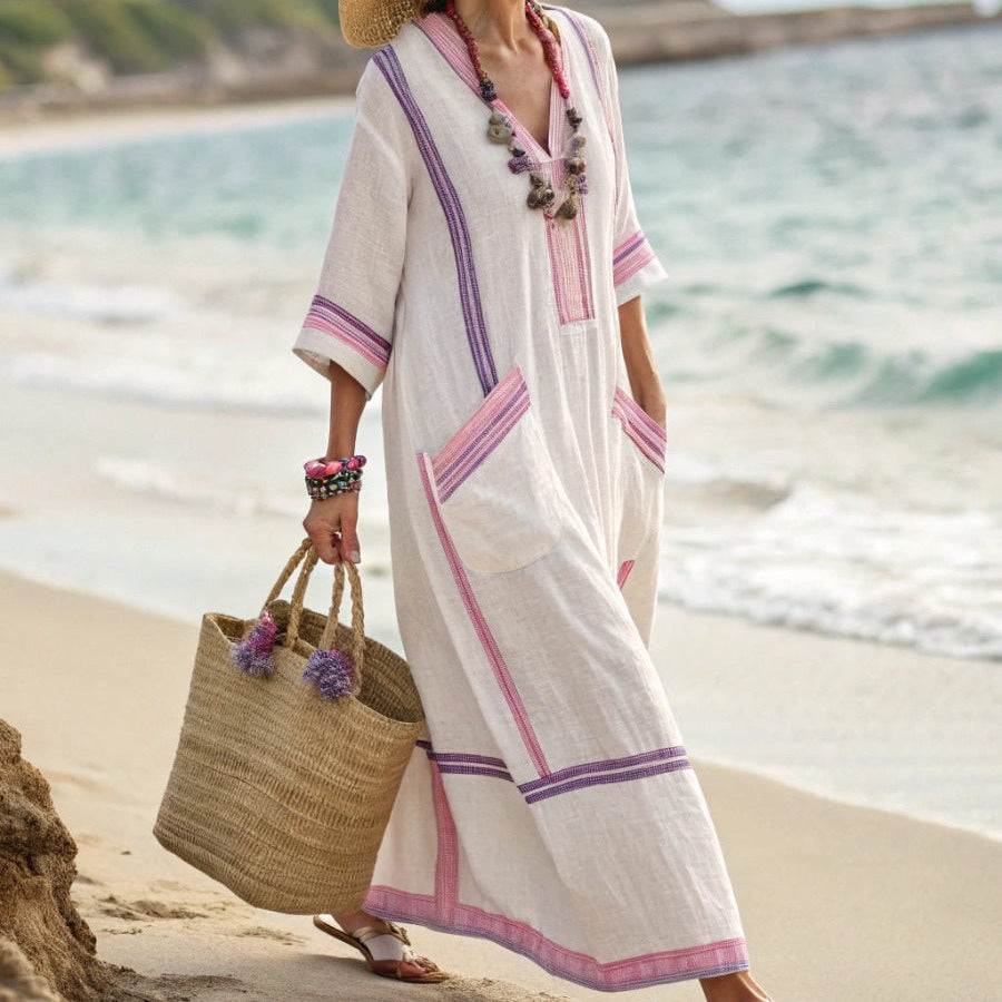 "Victoire" Caftan Dress β Timeless Elegance