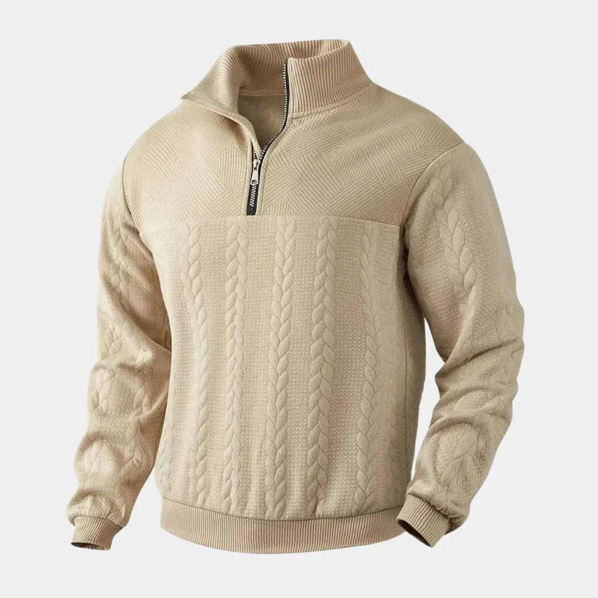 Henry Essential Zip Collar Sweater - Rowan