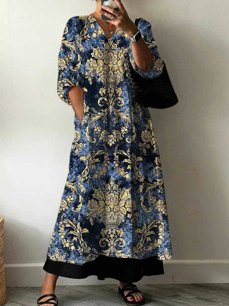 Sarah™ | Elegant Printed Dress