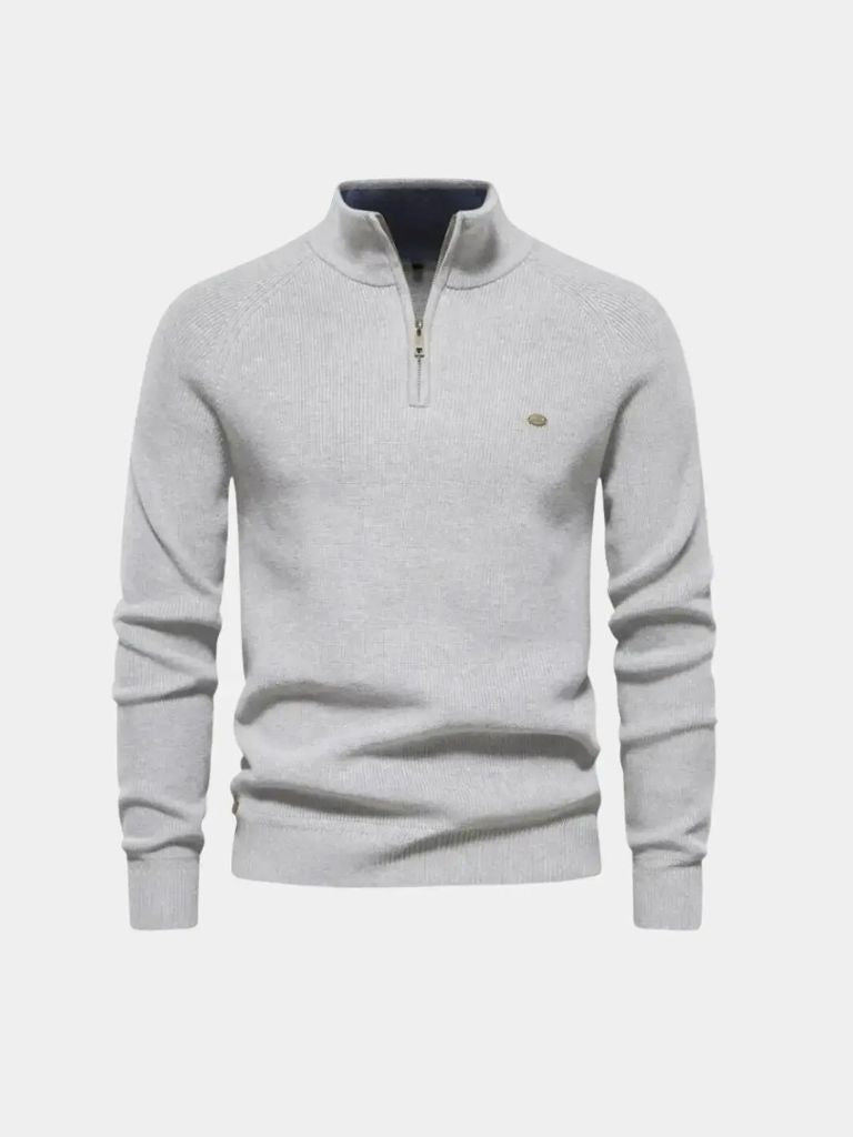 Elegant Zip-Up Sweater - Rowan