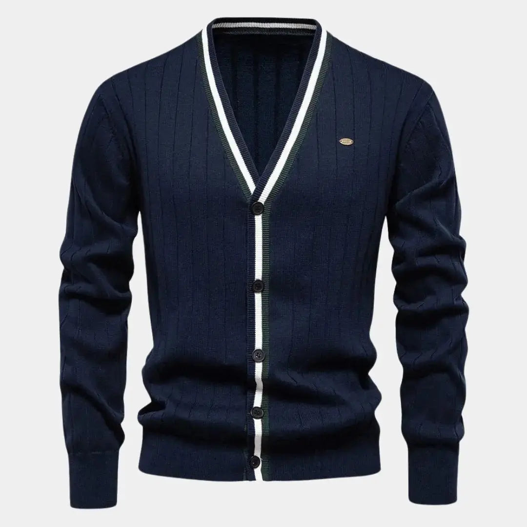 Cotton Sweater with Buttons - Rowan