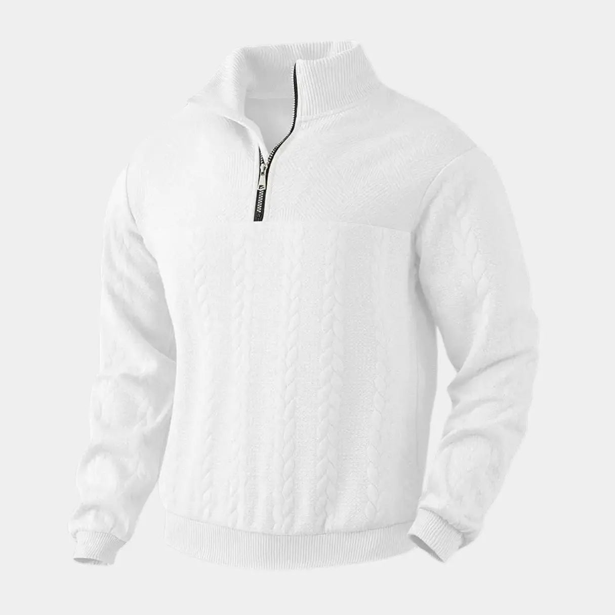 Henry Essential Zip Collar Sweater - Rowan
