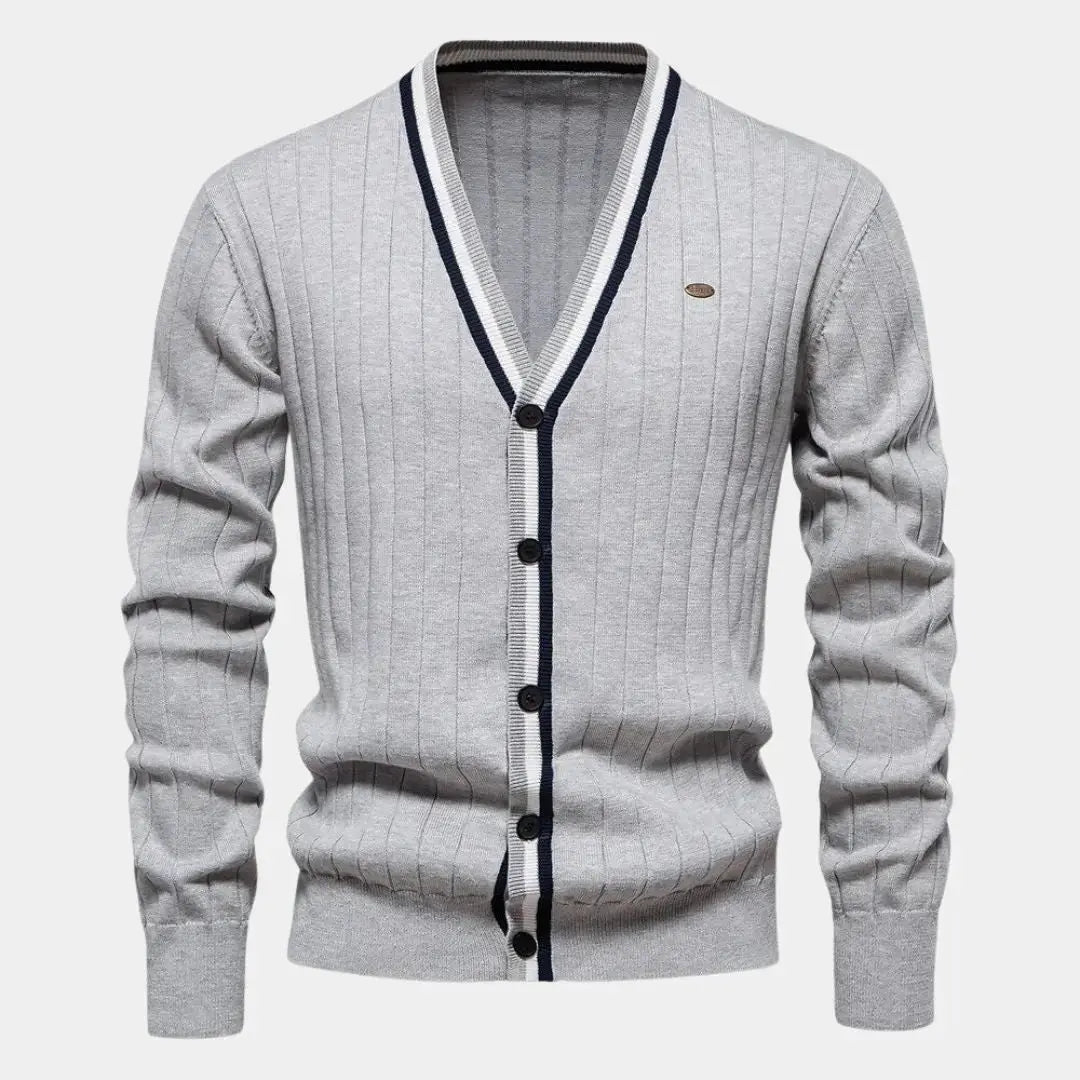Cotton Sweater with Buttons - Rowan