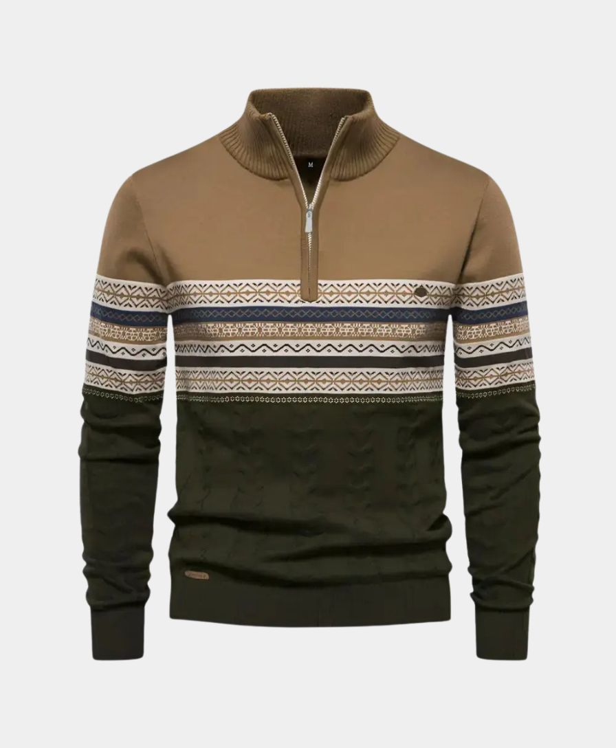 Polo Zip Sweater - Rowan