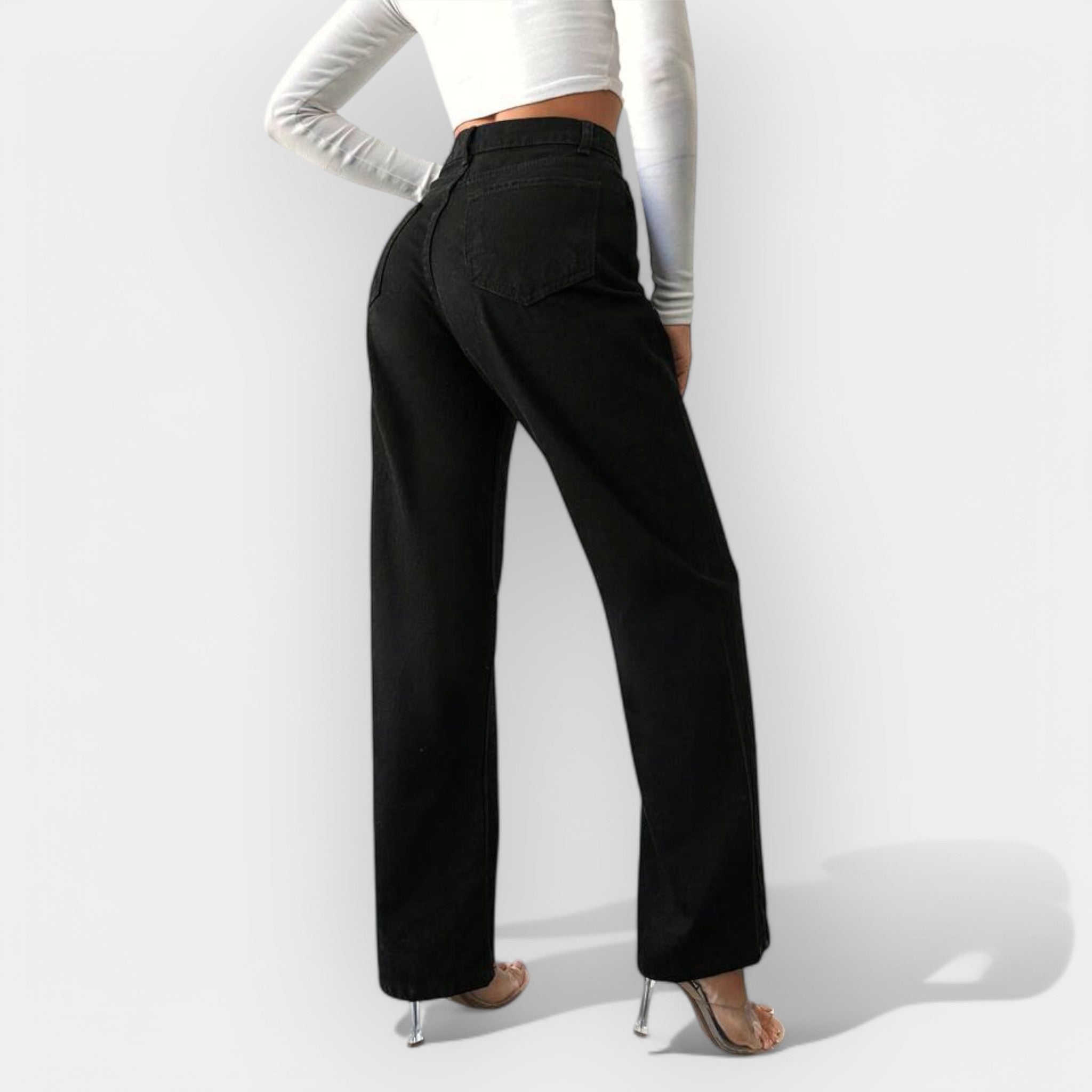 Donna™ | Wide Leg High-Waisted Jeans