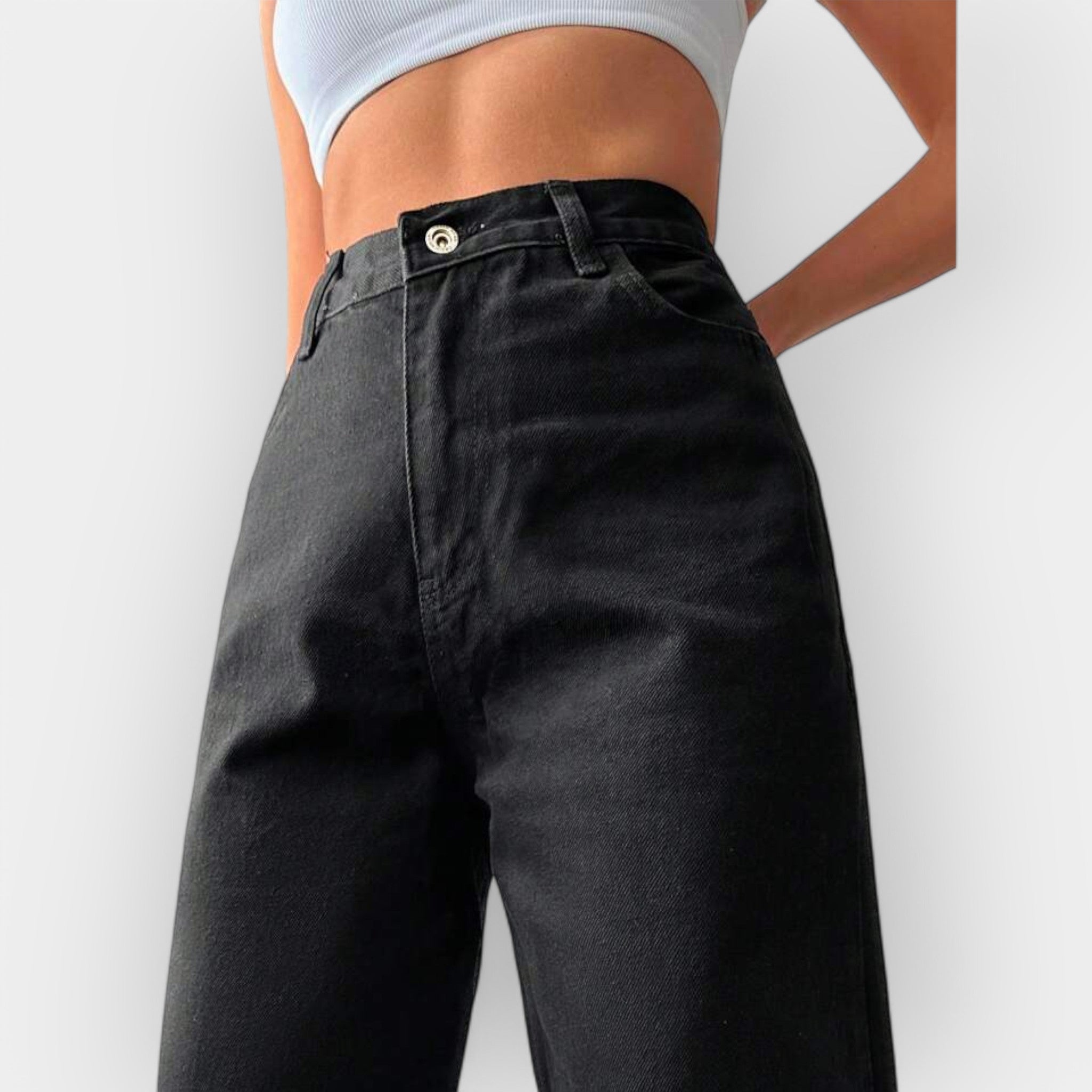 Donna™ | Wide Leg High-Waisted Jeans