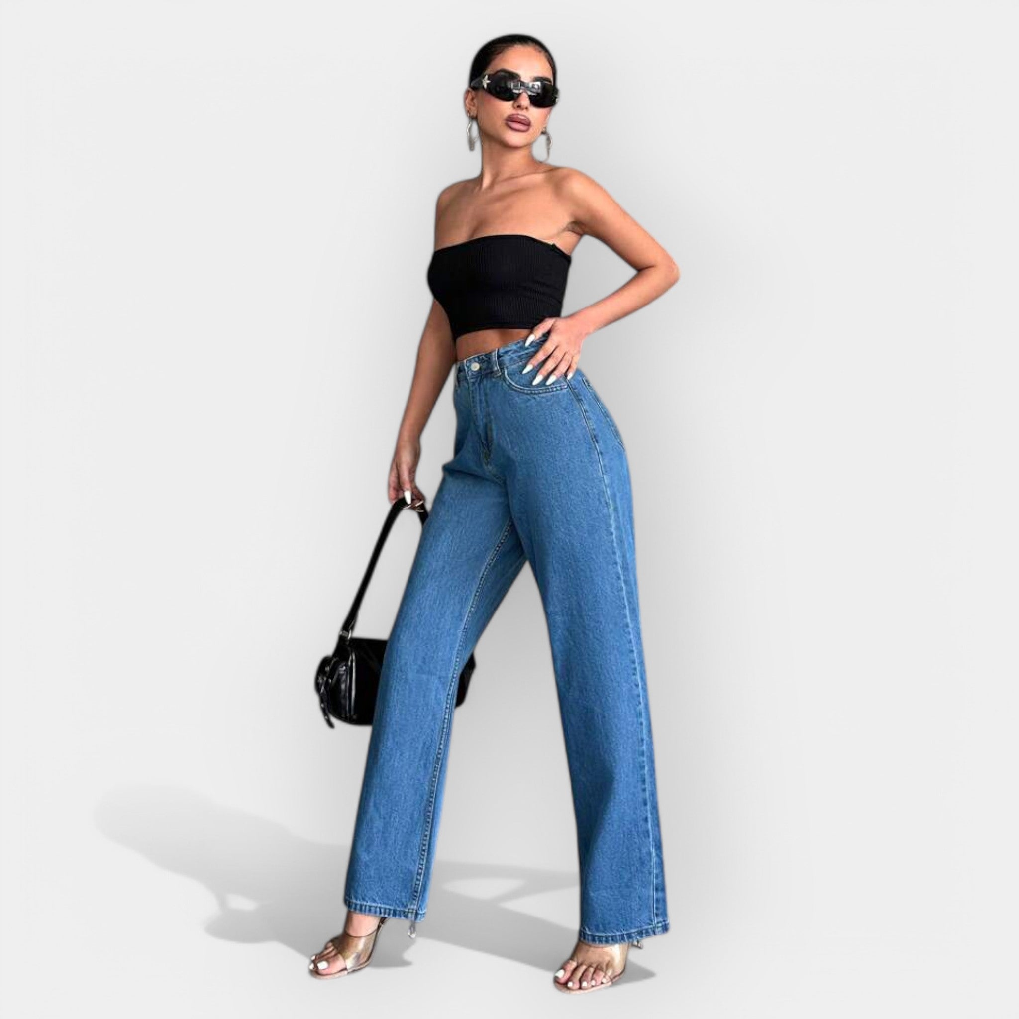 Dorothy™ | High-Rise Wide-Leg Denim