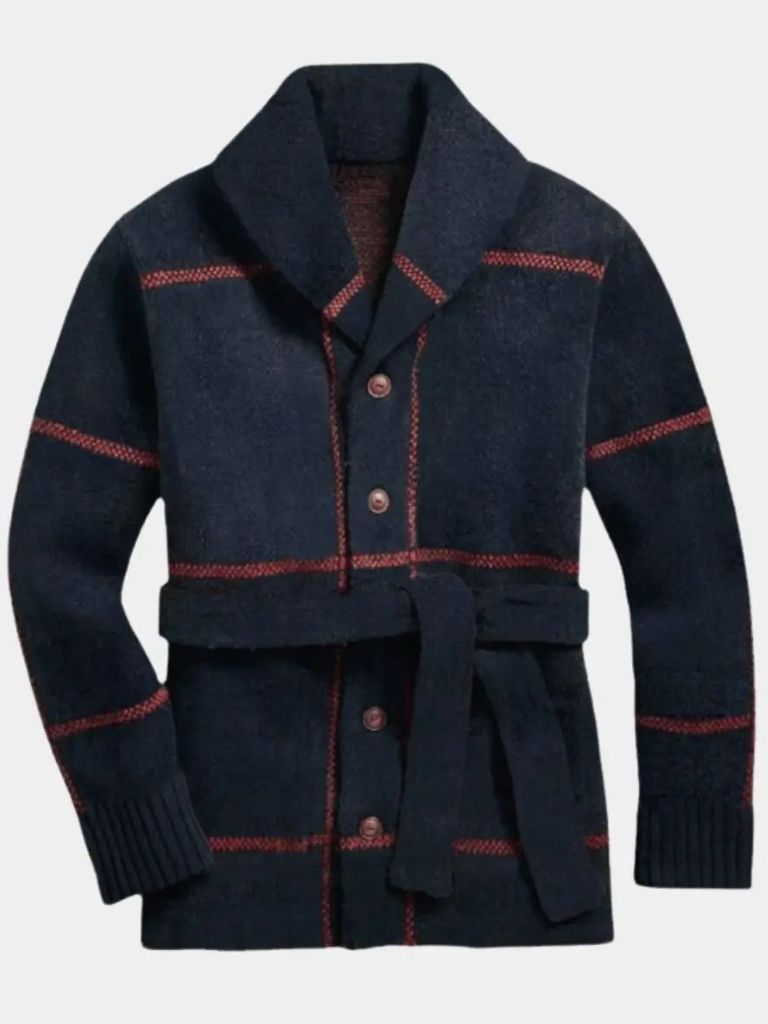 Knitted Coat with Belt Rome - Rowan