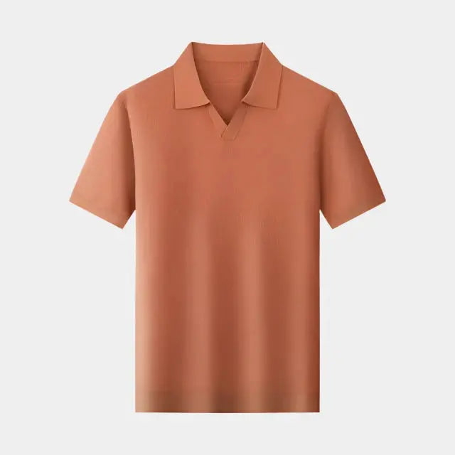 Short Sleeve Polo Without Buttons Daily - Rowan