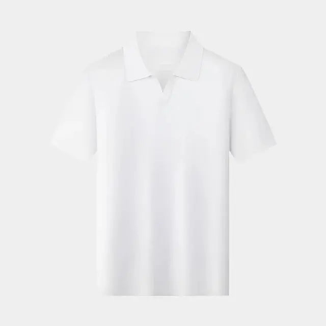 Short Sleeve Polo Without Buttons Daily - Rowan