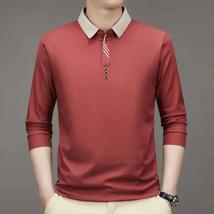Elegant Long Sleeve Polo - Rowan