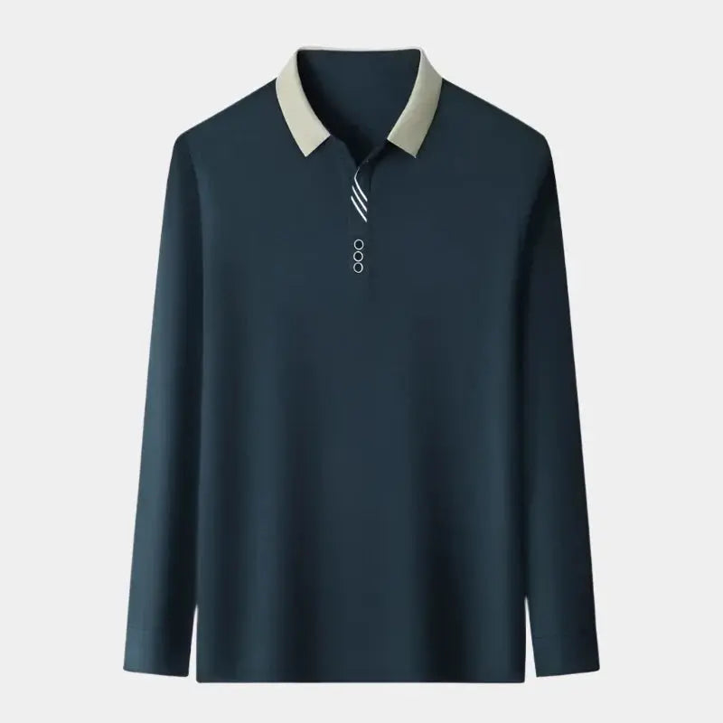 Elegant Long Sleeve Polo - Rowan
