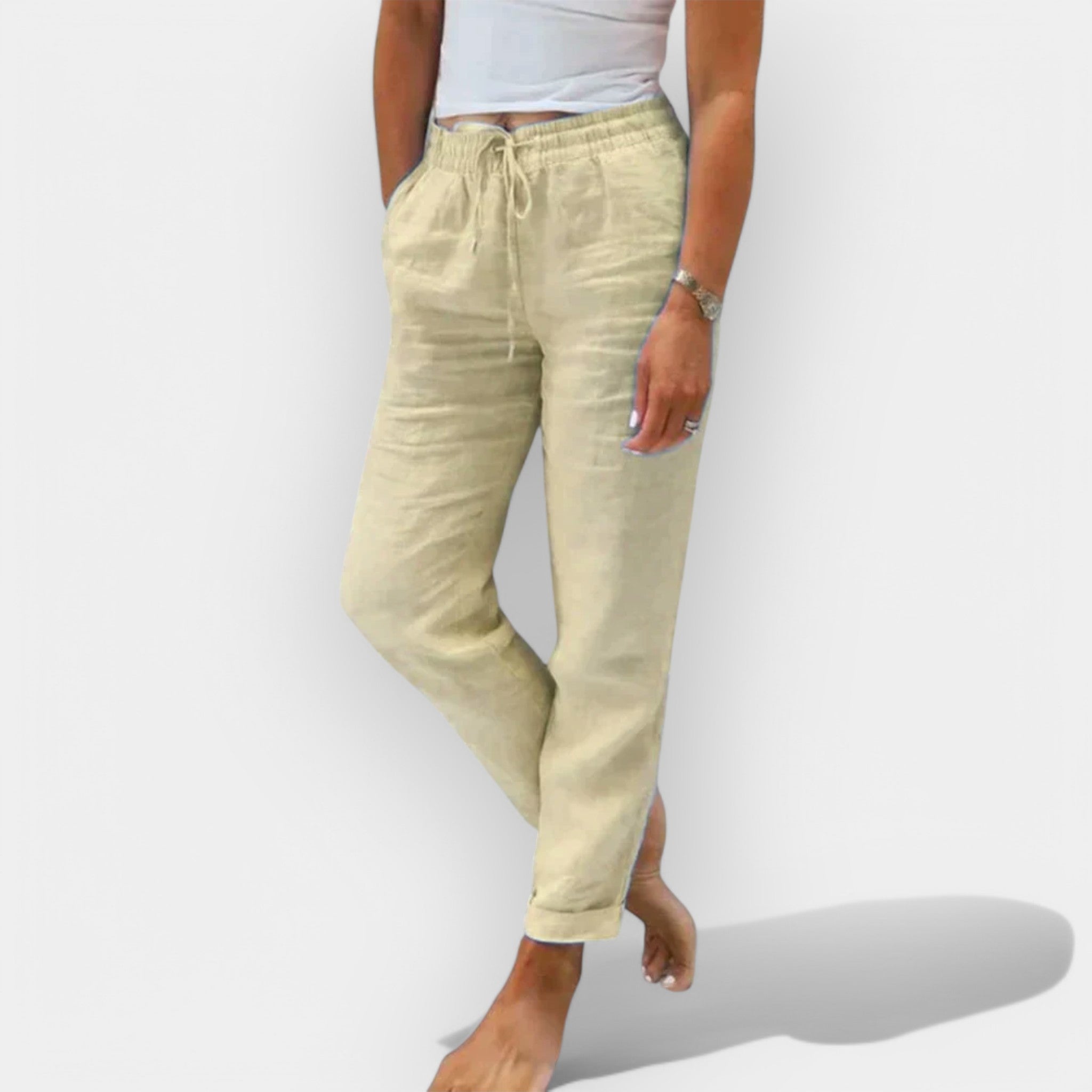 Gail™ | Lightweight Linen Summer Trousers