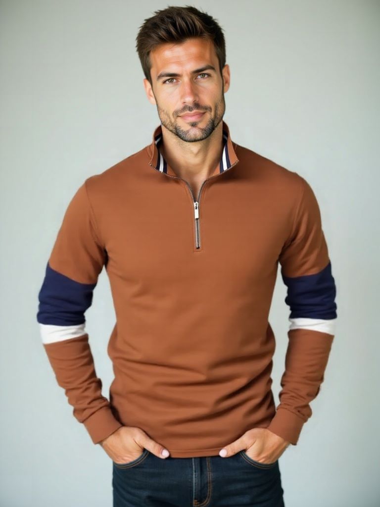 Hooded Sweatshirt with Zipper - Rowan