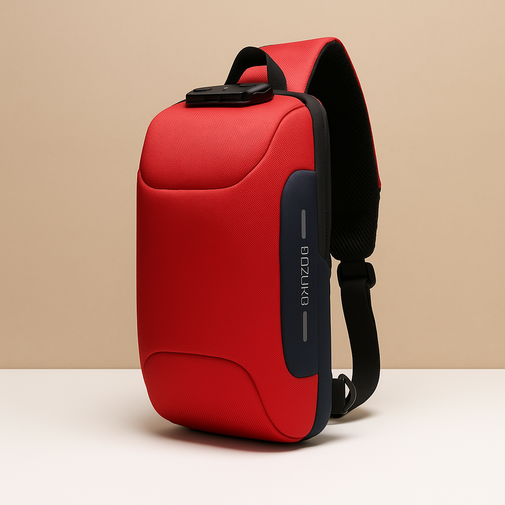 Anti-theft crossbody charging bag with RFID protection | Elodie