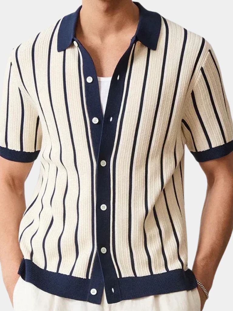 Atlantic Frame Knit Polo – Rowan
