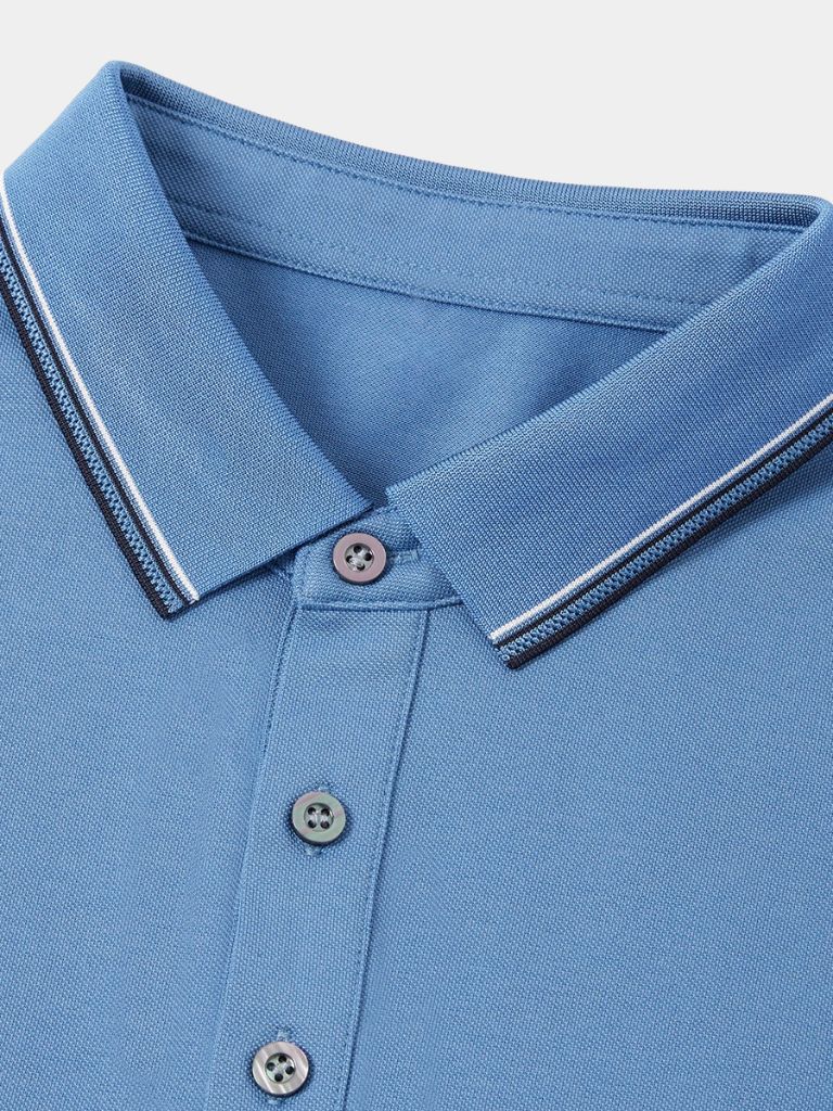 Classic Azure Polo – Rowan