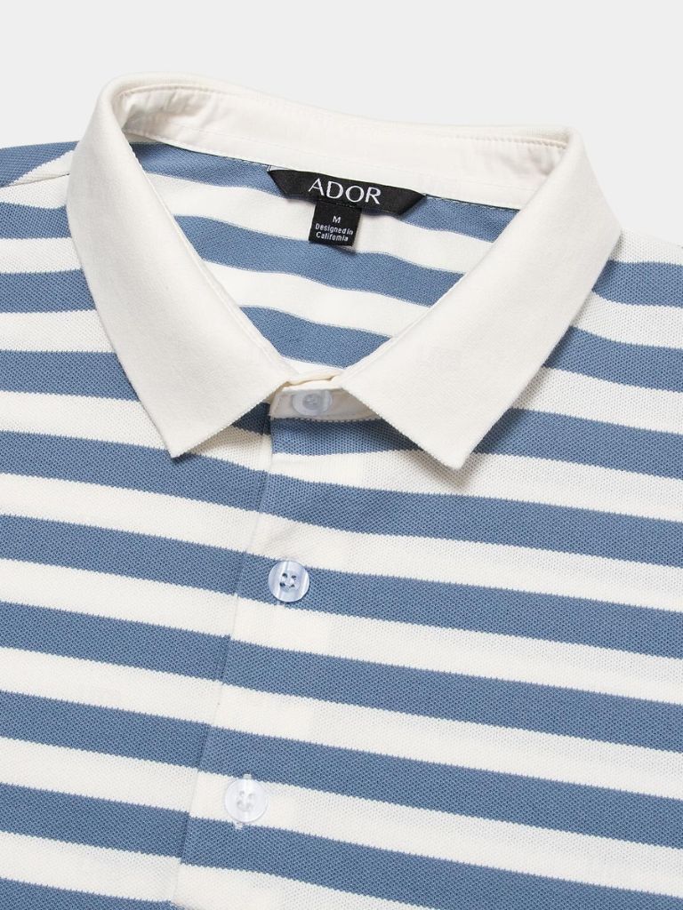 Azure Nautical Polo – Rowan