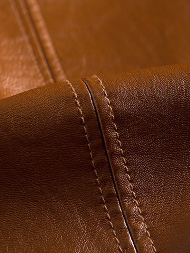Rowan Bold Caramel Leather Jacket