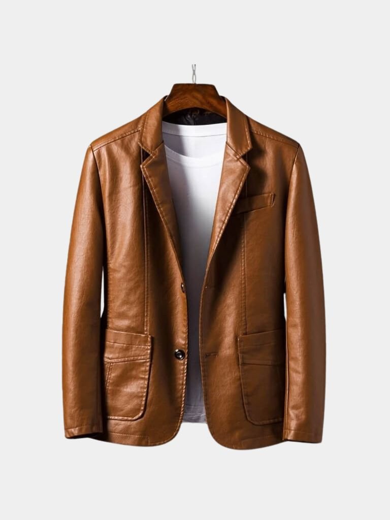 Rowan Bold Caramel Leather Jacket