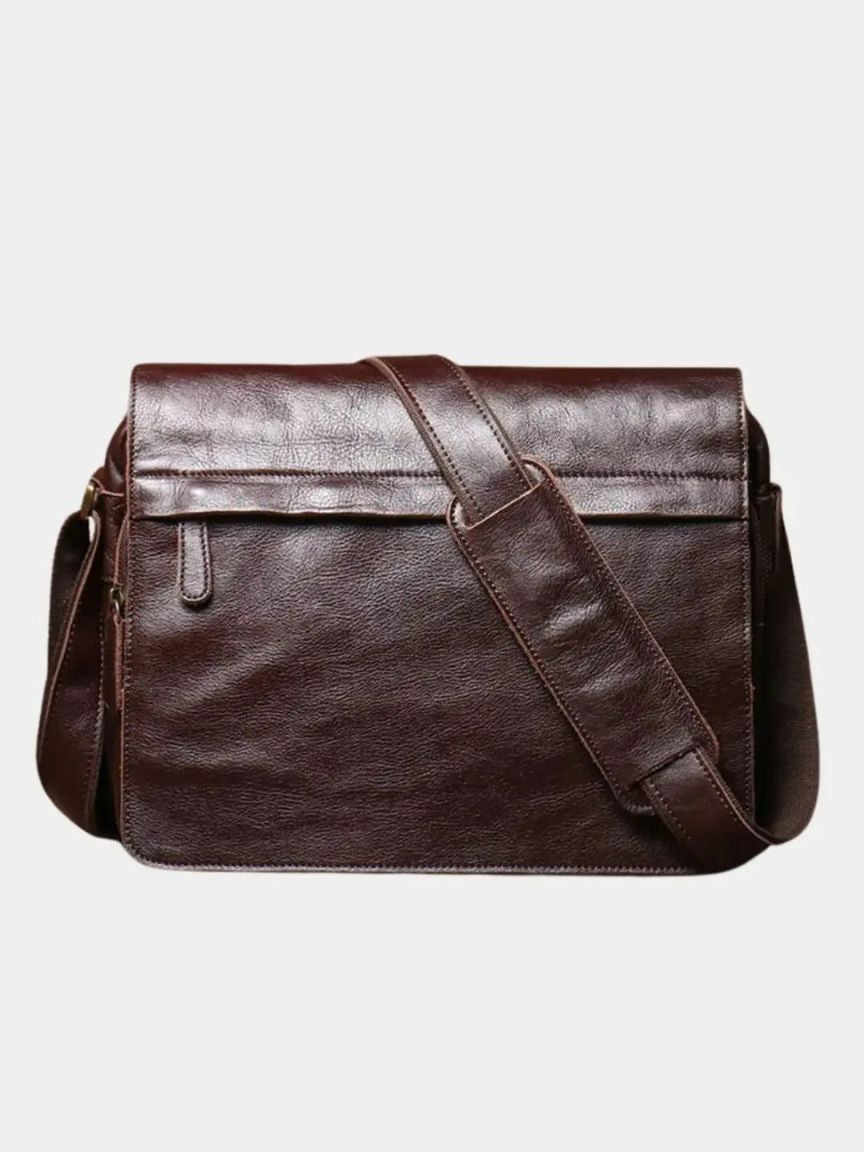 Rowan Timeless Leather Messenger Bag