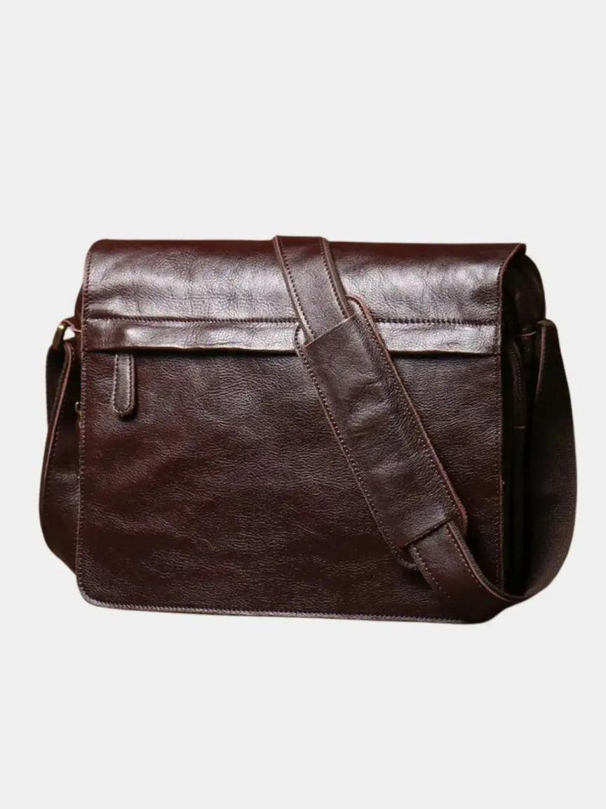 Rowan Timeless Leather Messenger Bag