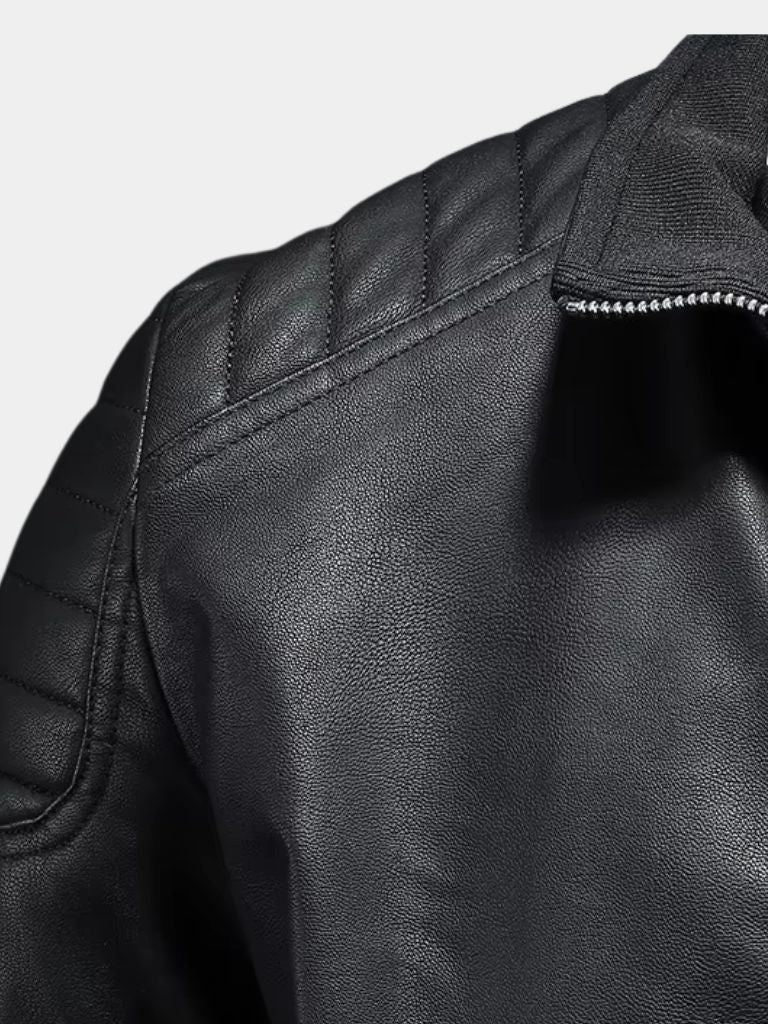 Rowan Crossed Leather Jacket