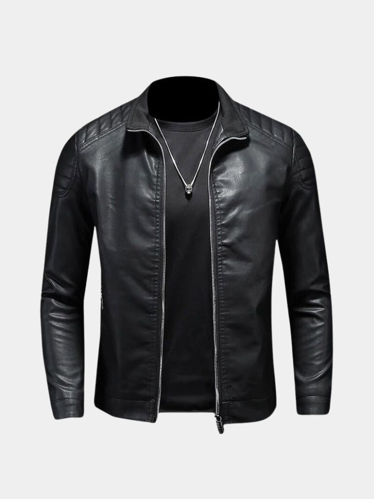 Rowan Crossed Leather Jacket