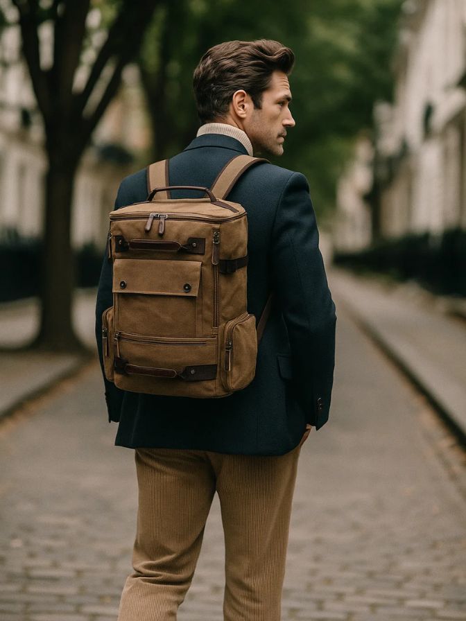 Rowan Vintage Backpack - Dune Vanguard Collection