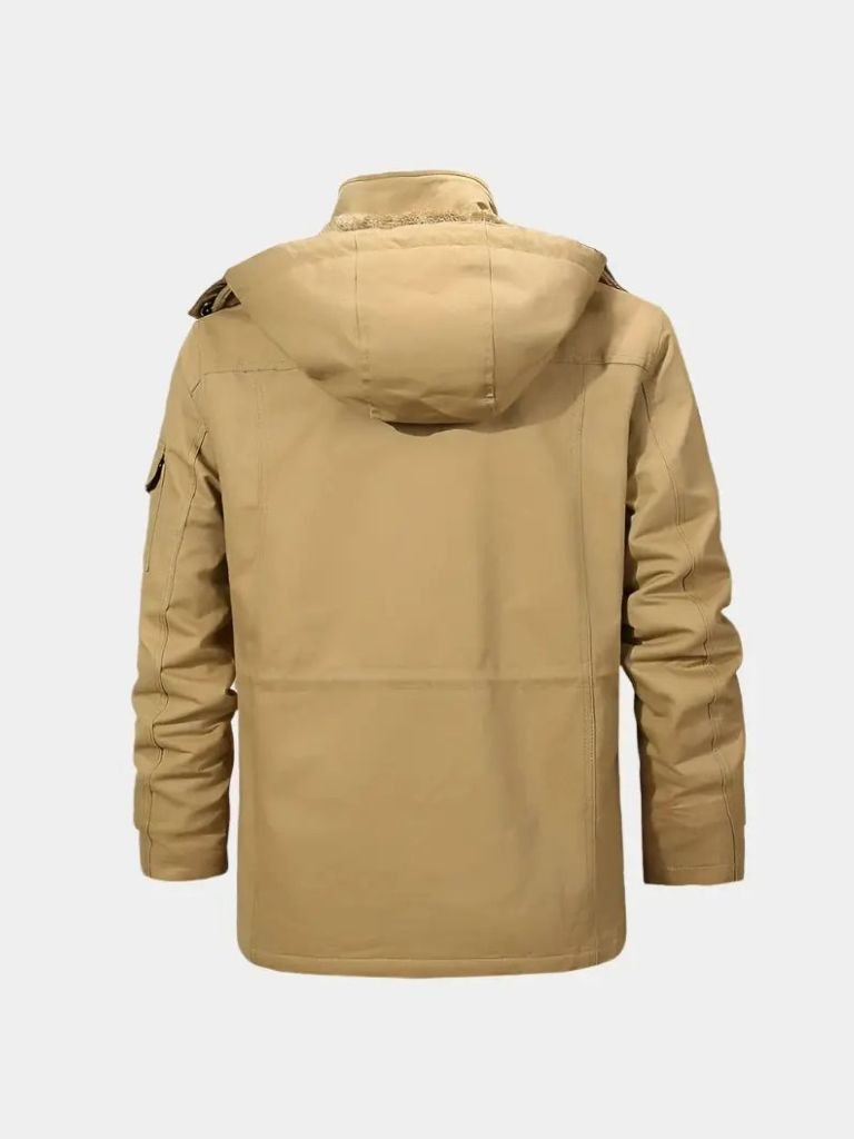 Rowan Fleece Hooded Bomber Jacket