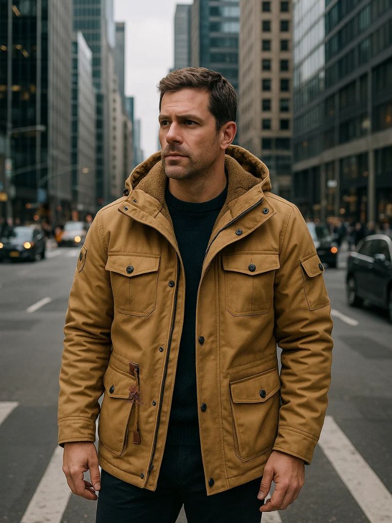Rowan Fleece Hooded Bomber Jacket
