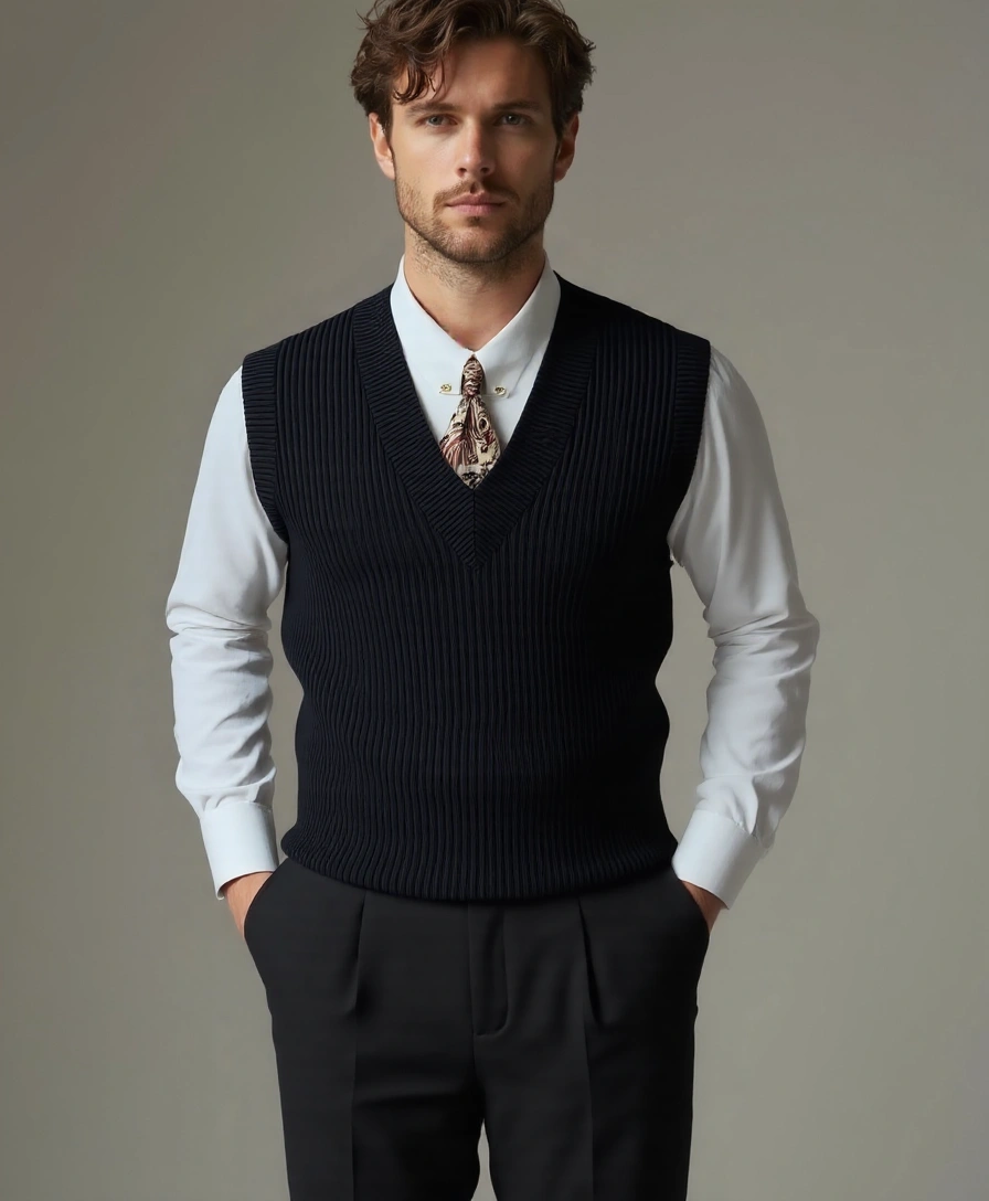Knitted Vest - Rowan