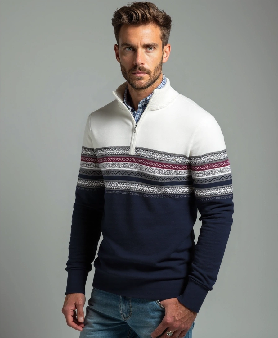 Polo Zip Sweater - Rowan