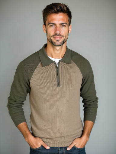 Raglan Zip Sweater - Rowan