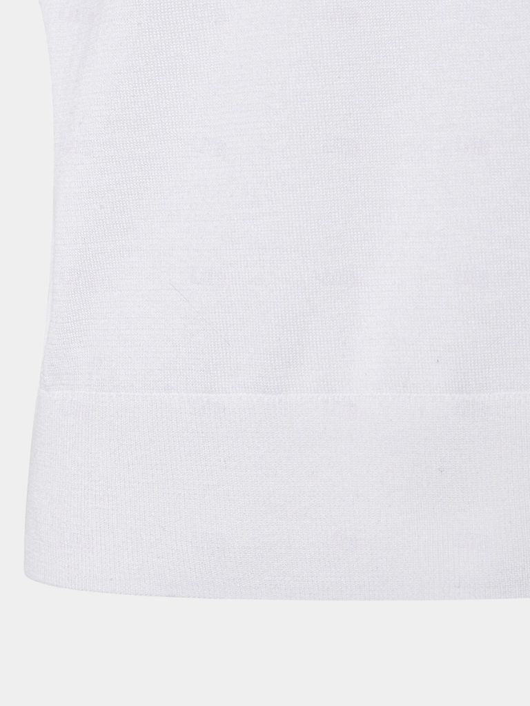 Ivory Elite Long Sleeve Polo – Rowan