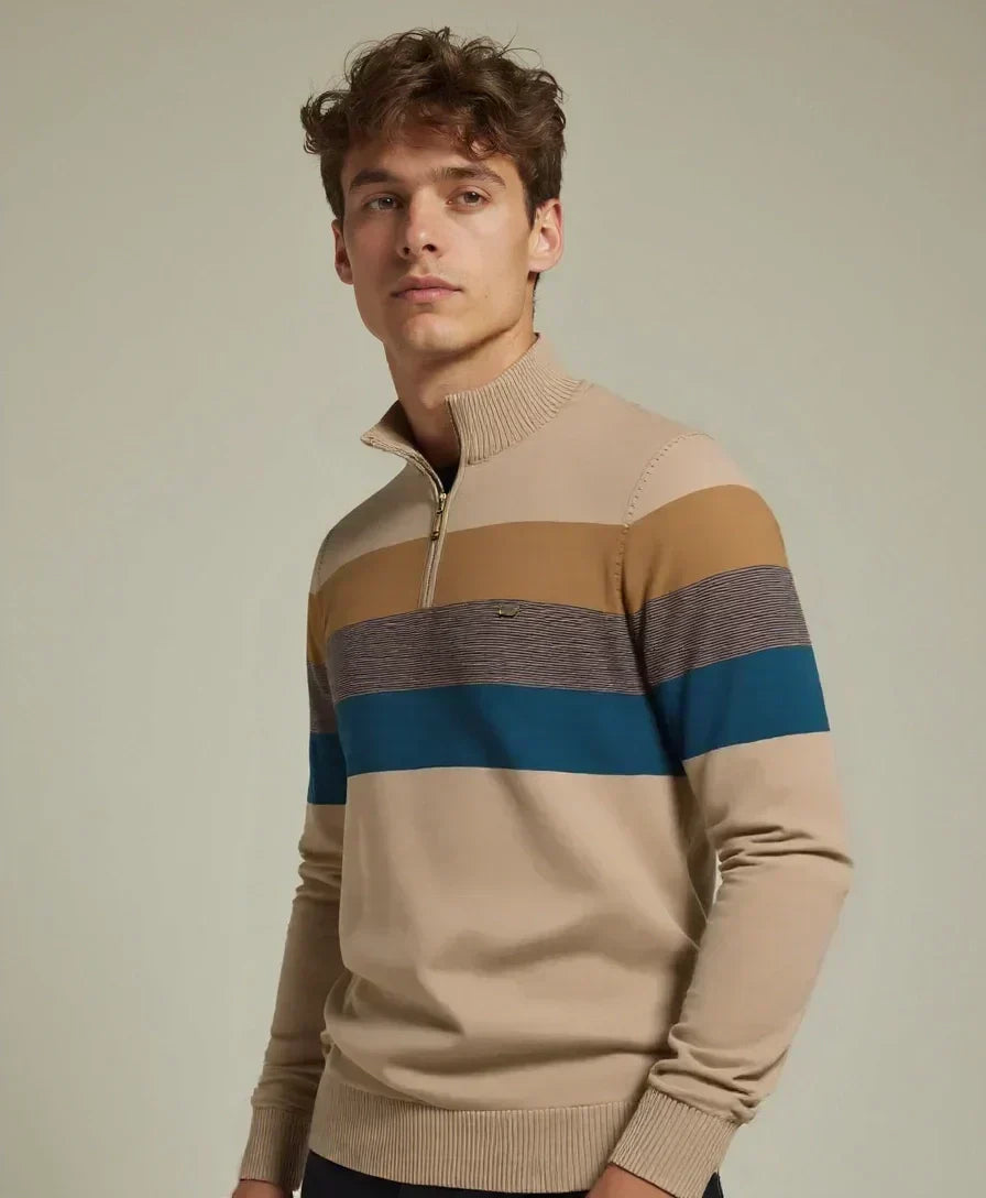 Minimalist Beanie with High Collar - Rowan